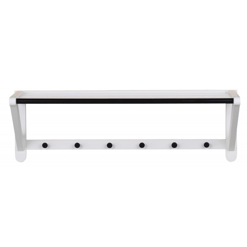 RO Met Hat Shelf Single White